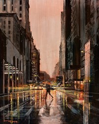 Shades of a Winters Day by Ziv Cooper - Original Painting on Box Canvas sized 20x25 inches. Available from Whitewall Galleries